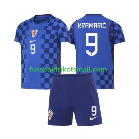 Fußballtrikots Kroatien Andrej Kramaric 9 World Cup Kinder 2026 Kurzarm Auswärts-trikot kaufen